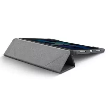 UNIQ etui Moven iPad Pro 12,9" (2021) Antimicrobial szary/charcoal grey