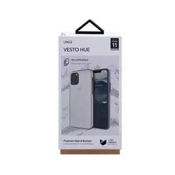 UNIQ etui Vesto Hue iPhone 11 Pro Max srebrny/silver