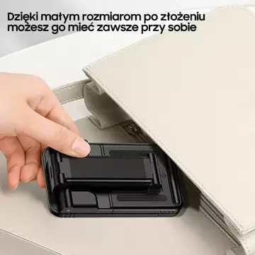 USAMS Uchwyt biurkowy na telefon/tablet biały/white ZJ059ZJ02 (US-ZJ059)