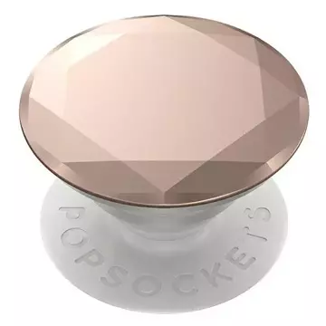 Uchwyt i podstawka do telefonu Popsockets 2 Metallic Diamond Rose Gold 