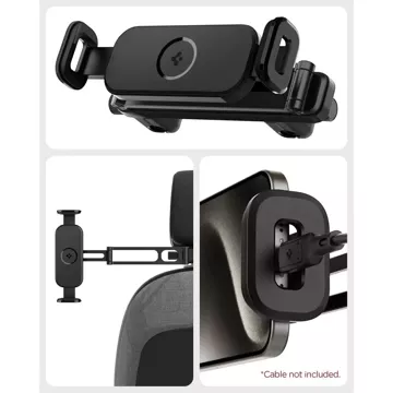 Uchwyt samochodowy na zagłówek auta samochodu na telefon tablet  Spigen Onetap UTS45 Universal Headrest Car Mount Black