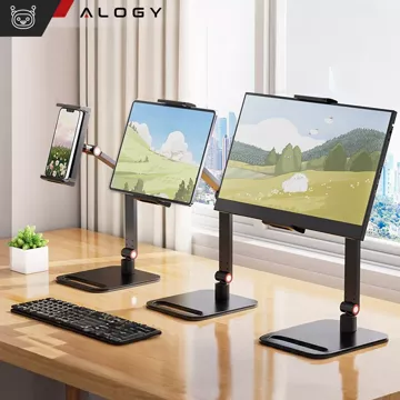 Uchwyt stojak na tablet Alogy 360 Desk Holder do Tabletu Telefonu Monitora Czarny