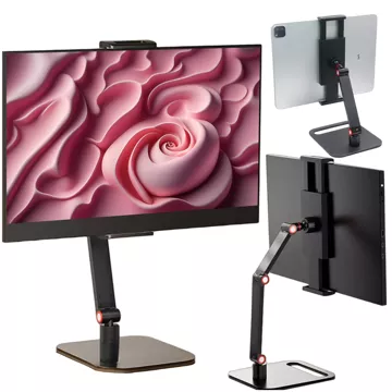 Uchwyt stojak na tablet Alogy 360 Desk Holder do Tabletu Telefonu Monitora Czarny