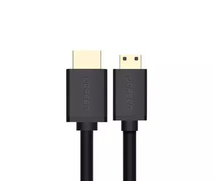 Ugreen kabel przewód HDMI - mini HDMI 19 pin 2.0v 4K 60Hz 30AWG 1,5m czarny (11167)