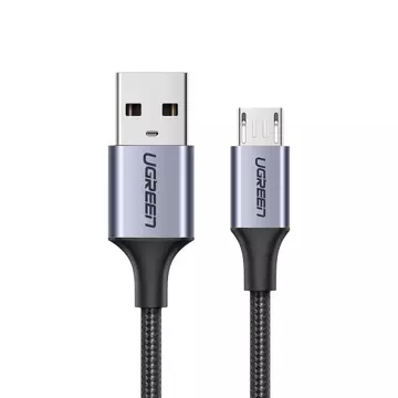 Ugreen kabel przewód USB - micro USB 1m szary (60146)