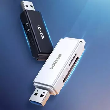 Ugreen przenośny czytnik kart TF/SD pod USB 3.0 czarny (CM104)
