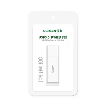 Ugreen przenośny czytnik kart TF/SD pod USB 3.0 czarny (CM104)