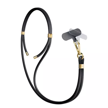 Uniwersalna smyczka do smartfona 3mk EasyClip Elite Black (Gold)