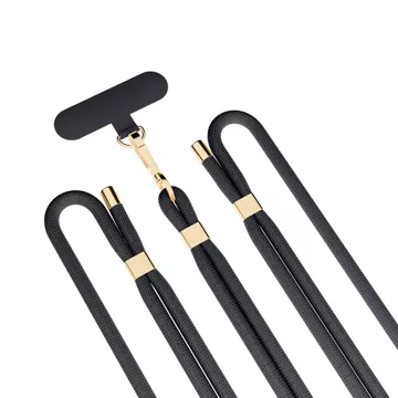 Uniwersalna smyczka do smartfona 3mk EasyClip Elite Black (Gold)