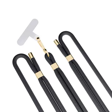 Uniwersalna smyczka do smartfona 3mk EasyClip Elite Black (Gold)