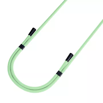 Uniwersalna smyczka do smartfona 3mk EasyClip Green (black)