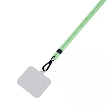 Uniwersalna smyczka do smartfona 3mk EasyClip Green (black)