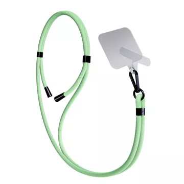 Uniwersalna smyczka do smartfona 3mk EasyClip Green (black)