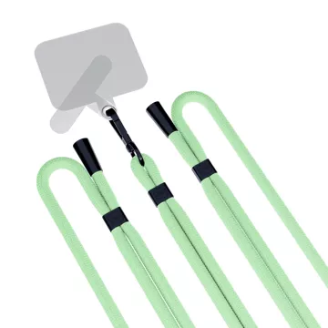 Uniwersalna smyczka do smartfona 3mk EasyClip Green (black)