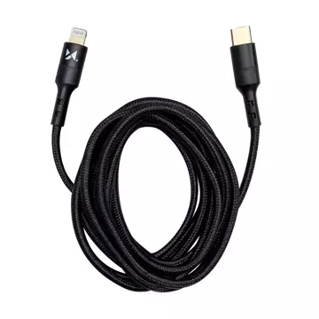 Wozinsky kabel przewód USB Typ C - Lightning Power Delivery 18W 2m czarny (WUC-PD-CL2B)