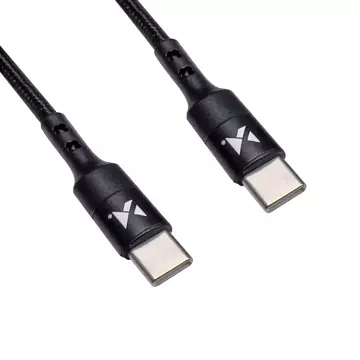 Wozinsky kabel przewód USB Typ C - USB Typ C Power Delivery 18W 2m czarny (WUC-PD-CC2B)