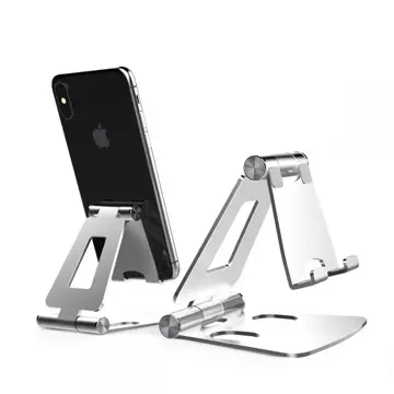 Z16 universal stand holder smartphone silver