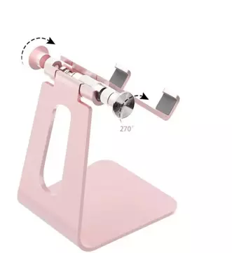 Z4a universal stand holder smartphone rose gold